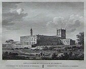 Monastery of Santa Engracia by Alexandre de Laborde in 1806, published in the work Voyage pittoresque et historique de l'Espagne