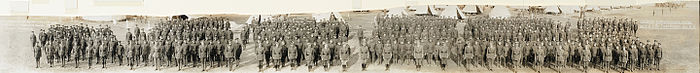 Canadian Expeditionary Force, 110th O.S. Battalion, Camp Borden, August 31, 1916 (HS85-10-32561)