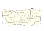 Khanakul-I CD block map showings GP areas