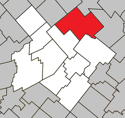 Location within L'Érable RCM