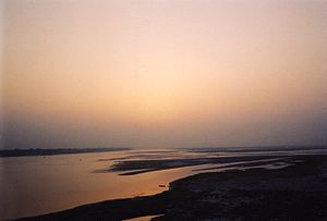 View over the Ganges from Patna