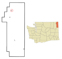 Location of Dalkena, Washington