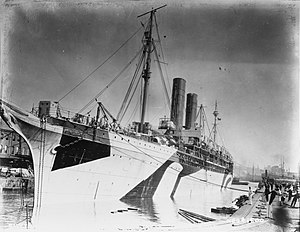 SS "New York" as USS "Plattsburg"