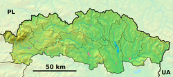 Dubinné is located in Prešov Region