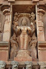 Vishnu sculpture at the Shaivism temple
