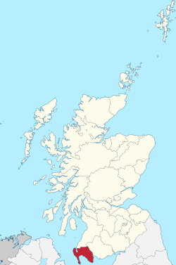 Location of Wigtownshire