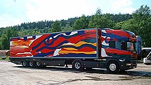 Bengt Lindström graffiti art, the truck, Scania, Sweden