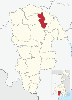 Location of Chandrakona II