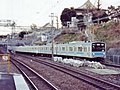 A Keihin-Tohoku Line 205 series EMU in February 1992