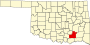 Atoka County map