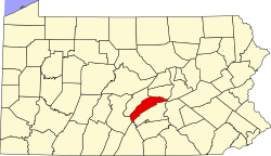 Map of Juniata County, Pennsylvania Greenwood Township is one of six municipalities encompassed by the Greenwood School District.