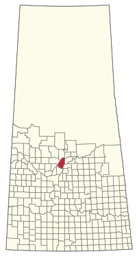 Location of the RM of Duck Lake No. 463 in Saskatchewan