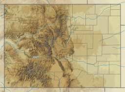 Location of Lost Man Lake in Colorado, USA.