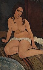Seated Nude, 1917, Royal Museum of Fine Arts Antwerp
