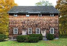 The 1798 Quaker Meeting House on a Fall day