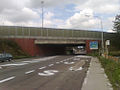 The motorway bridge (E40) of Mere over the Oudenaardsesteenweg