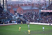 Highfield Road, the match venue, in 1982