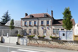 The town hall in Saint-Aubin
