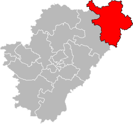 Situation of the canton of Charente-Vienne in the department of Charente