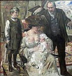 The Artist and His Family (1909), oil on canvas, Niedersächsisches Landesmuseum, Hanover