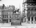 Statue of William of Orange formerly located on College Green, in Dublin. Erected in 1701, it was destroyed in 1929.