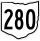 State Route 280 marker