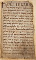 Image 27The first page of Beowulf (from Medieval literature)