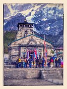 The Kedarnath Temple in 2014, one year after the floods.