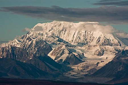 Mount Hayes is the highest summit of the eastern Alaska Range.