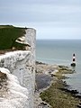 Image 104Beachy Head and lighthouse, Eastbourne, East Sussex (from Portal:East Sussex/Selected pictures)