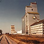 Cartwright, Manitoba Pool and Federal Elevator, 1985