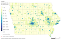 Image 5Iowa 2020 Population Density map (from Iowa)