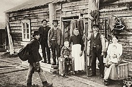 Kven people in Sweden. The picture was published in 1926.