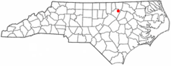 Location of Centerville, North Carolina