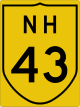 National Highway 43 shield}}