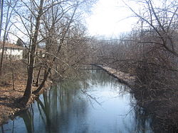 Remnant of the Bald Eagle Crosscut Canal in Flemington