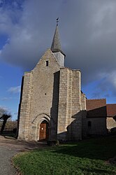 The church in Le Bourg-d'Hem