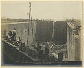 Gatun Upper Locks, March 12, 1912