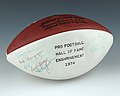 Image 23A football signed by the 1974 Pro Football Hall of Fame enshrinement class (from Pro Football Hall of Fame)