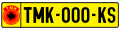 Kosovo Protection Corps Plates in 2000.