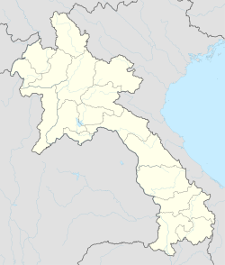 Map showing the locations of World Heritage Sites in Laos