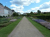 The perennials garden along Sølvgade