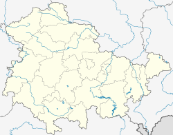 Bad Frankenhausen is located in Thuringia