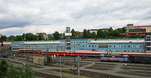 Railway carriage shed at Lodalen, Oslo