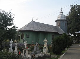 Wooden church of the Archangels in Bogdănești