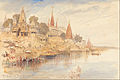 Edward Lear (1812–1888) Cityscape, 1873