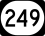 Kentucky Route 249 marker