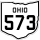 State Route 573 marker