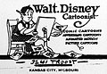 Image 40Walt Disney's business envelope featured a self-portrait, c. 1921 (from Walt Disney)