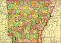 Image 16Rand McNally map of Arkansas, 1895 (from History of Arkansas)